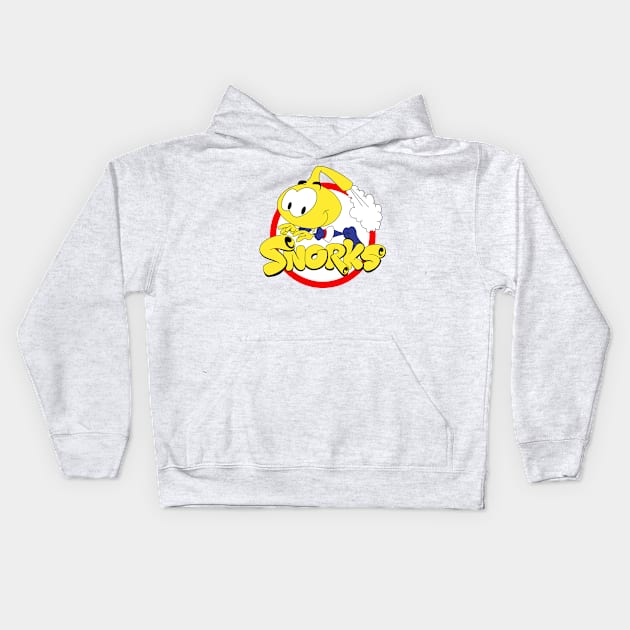 the snorks Kids Hoodie by sepedakaca